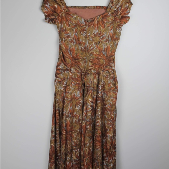 1950s Silk Party Dress - Picture 7 of 8